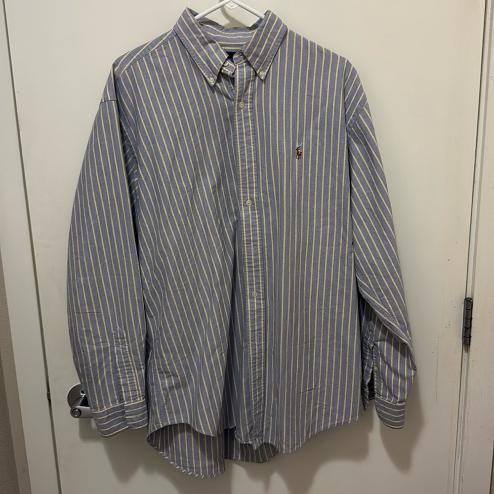 Polo Ralph Lauren striped dress shirt men’s large